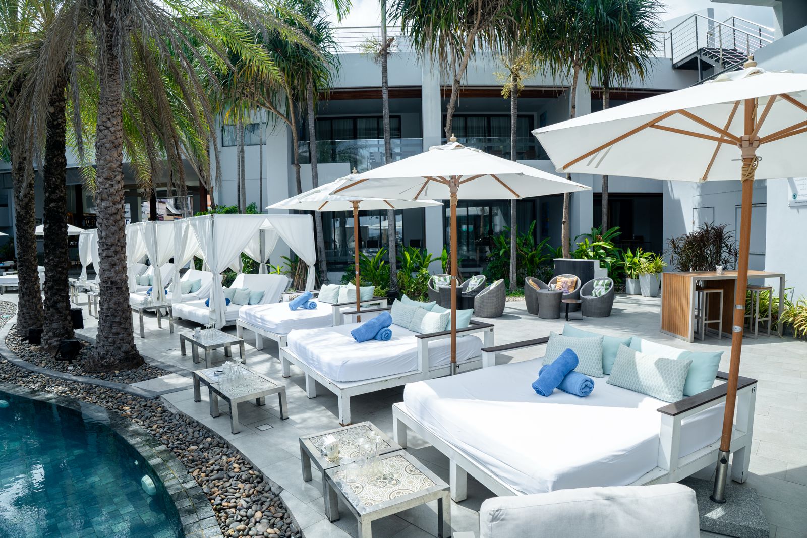 Daybed at Kudo Beach Club